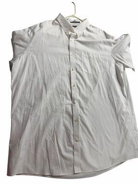 Eddie Bauer White Button-Down Shirt